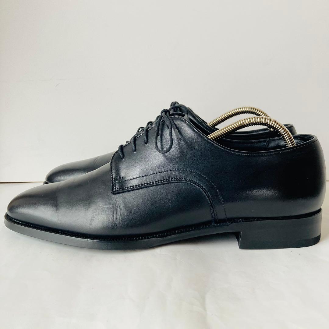 【美品】REGAL リーガル 黒 プレーントゥ 24.5cm 除菌・消臭済み