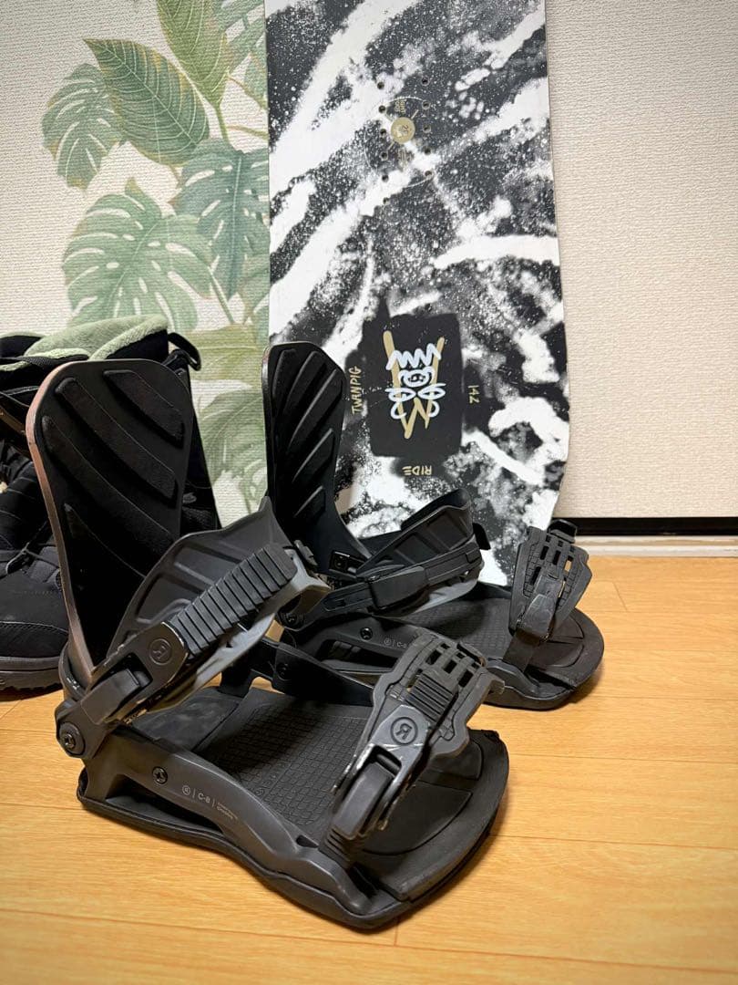 RIDE TWINPIG スノーボール+ビンディング142cmセット