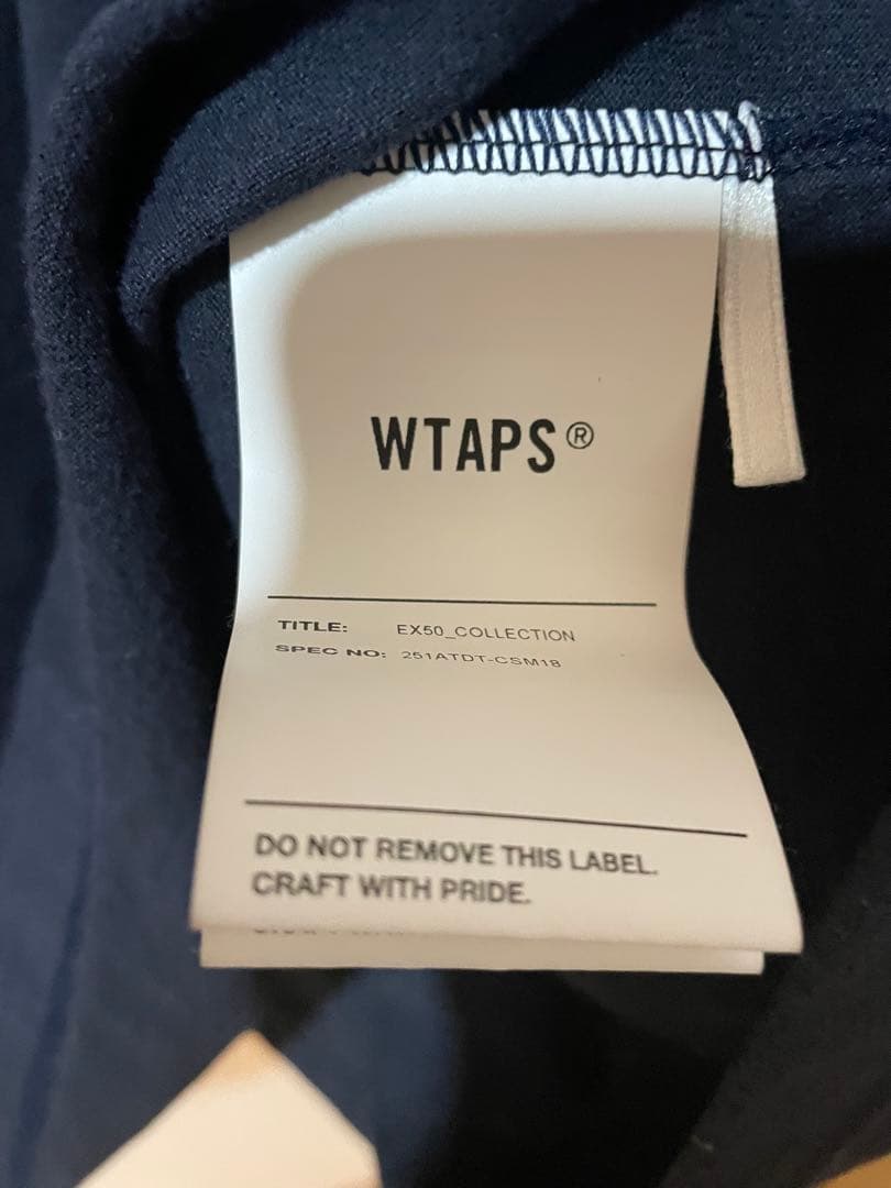 WTAPS 251ATDT-CMS18 NAVY 長袖カットソー美品