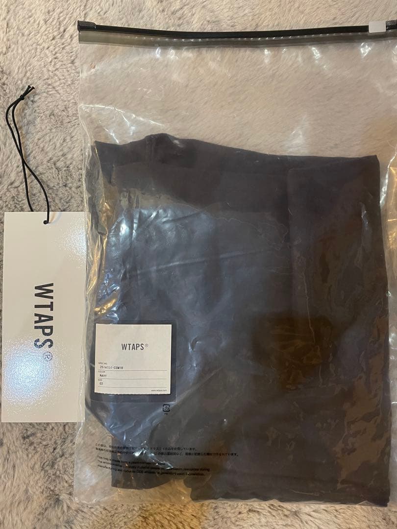 WTAPS 251ATDT-CMS18 NAVY 長袖カットソー美品