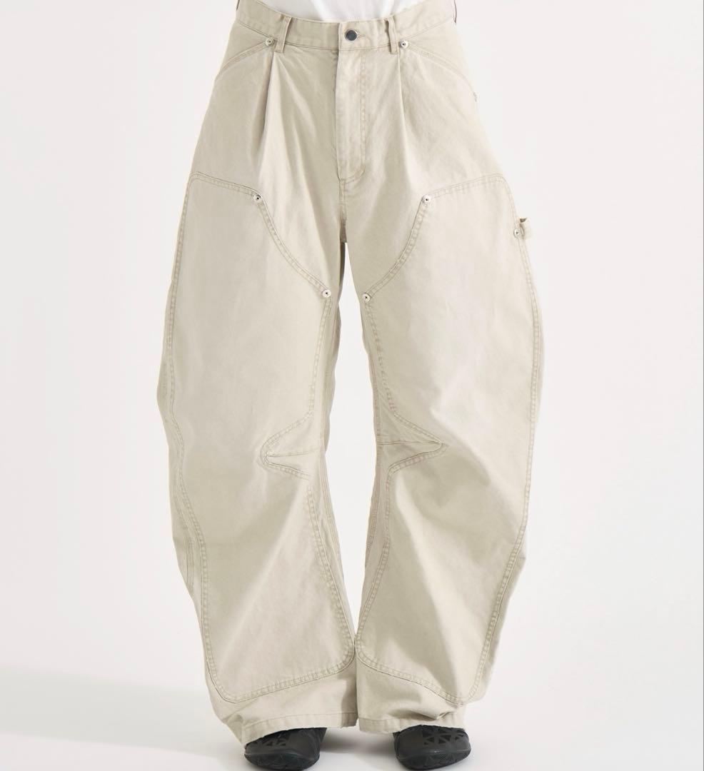 パンツ CONZ DUCK DOUBLE KNEE CURVED LEG PANTS