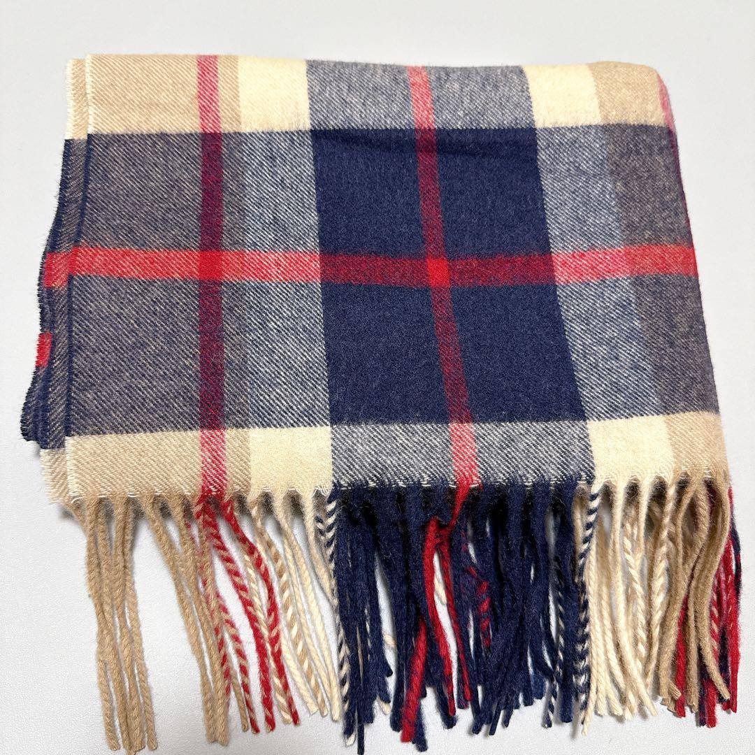 現行　新品マッキントッシュフィロソフィー✨カシミヤ 大判 ストール チェック