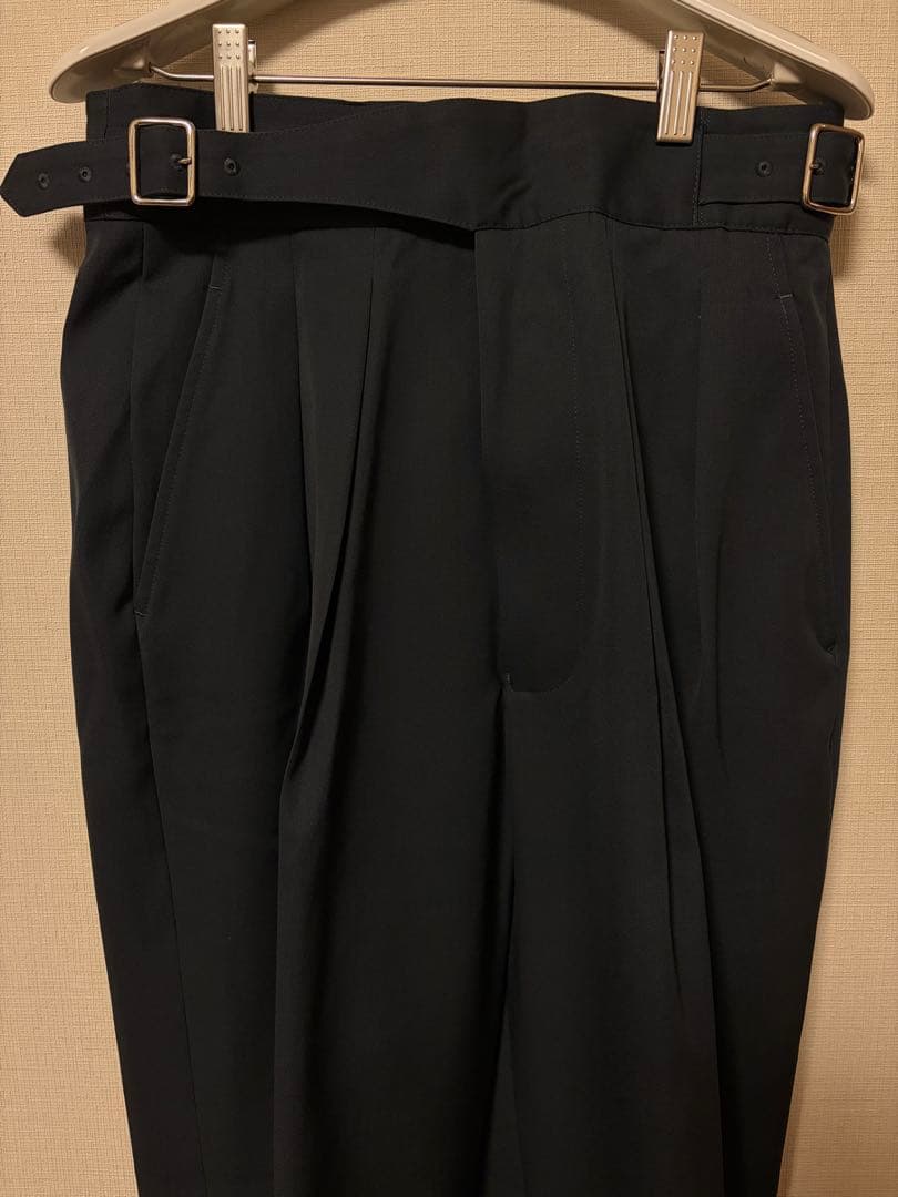 The CLASIK GURKHA TROUSER 黒緑46 M