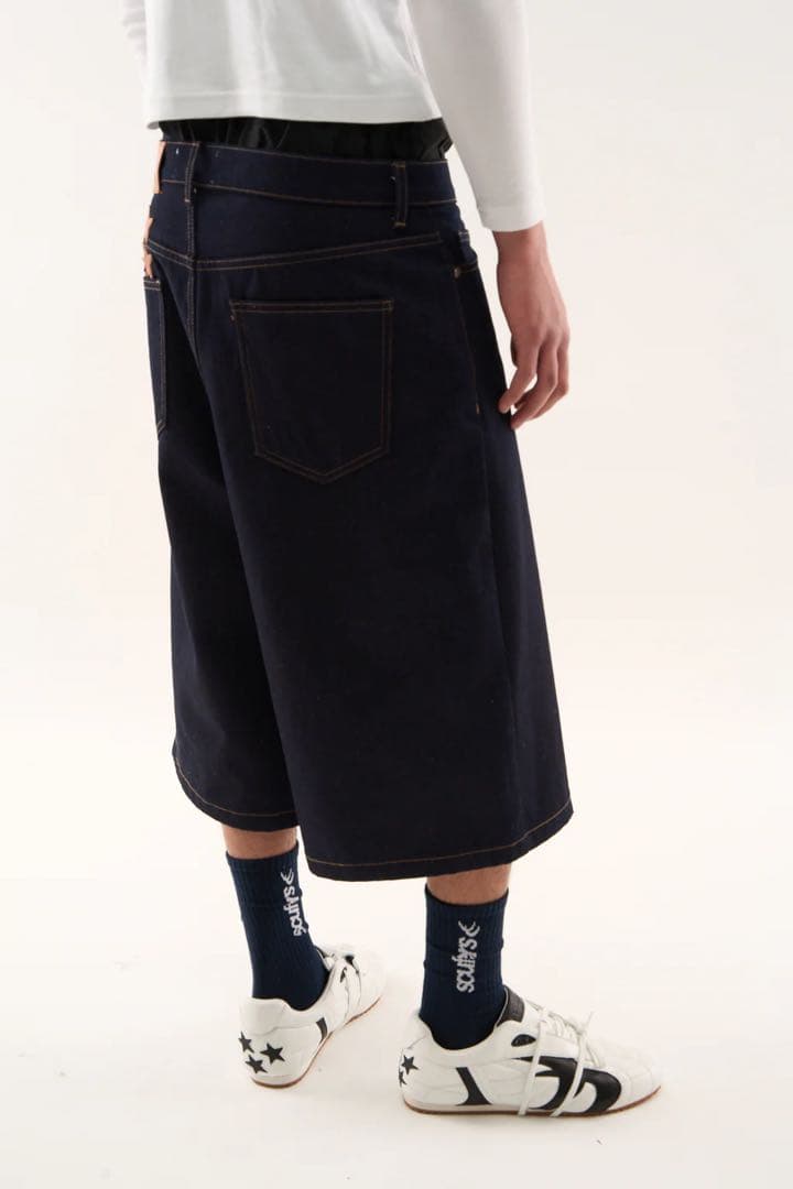 scuffers JUMBO DARK BLUE SHORTSジョーツサイズ40