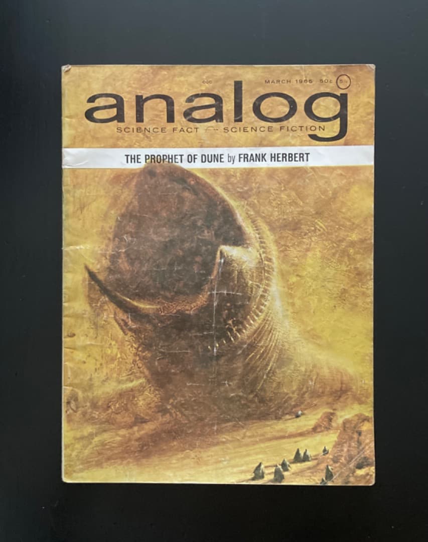 186《激レア》『雑誌 Analog（アナログ）』DUNE 初出掲載号2冊セット