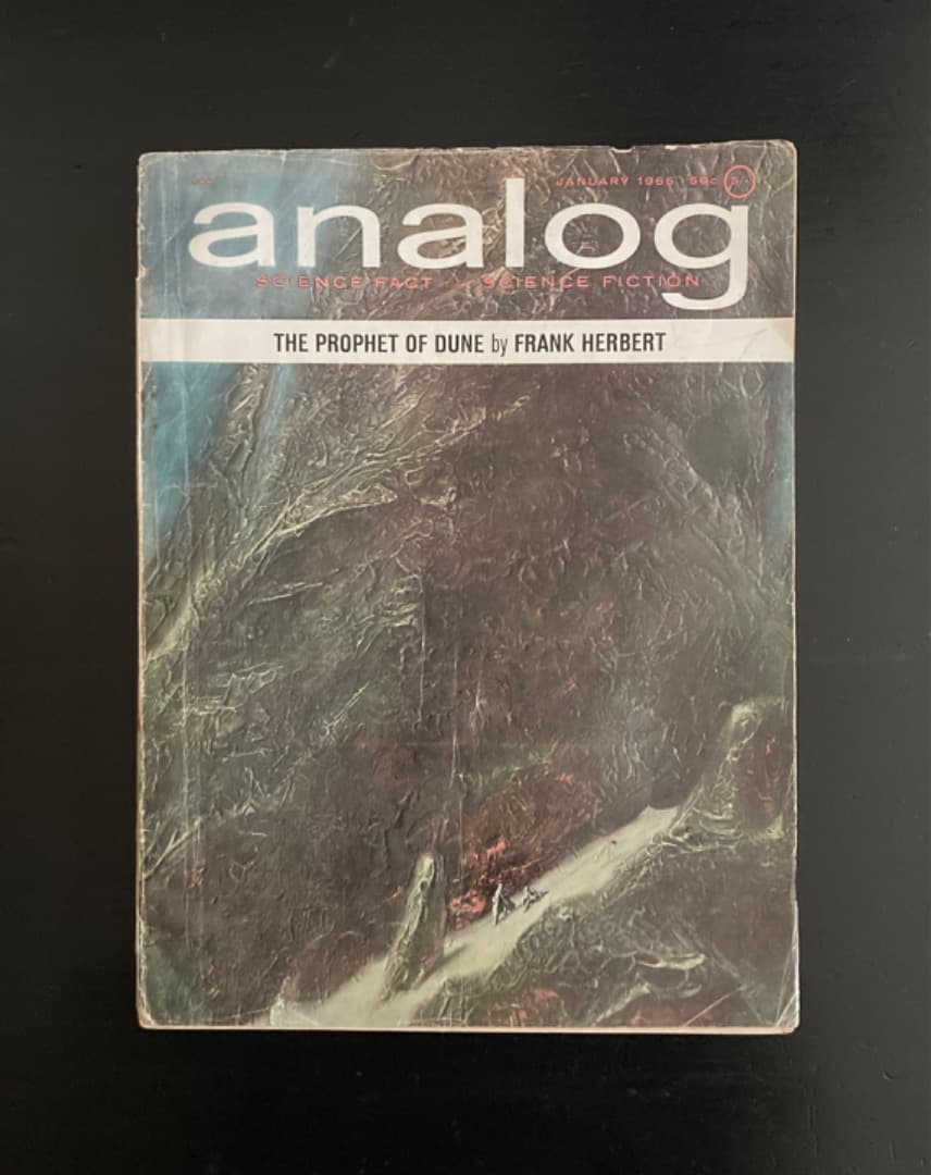 186《激レア》『雑誌 Analog（アナログ）』DUNE 初出掲載号2冊セット