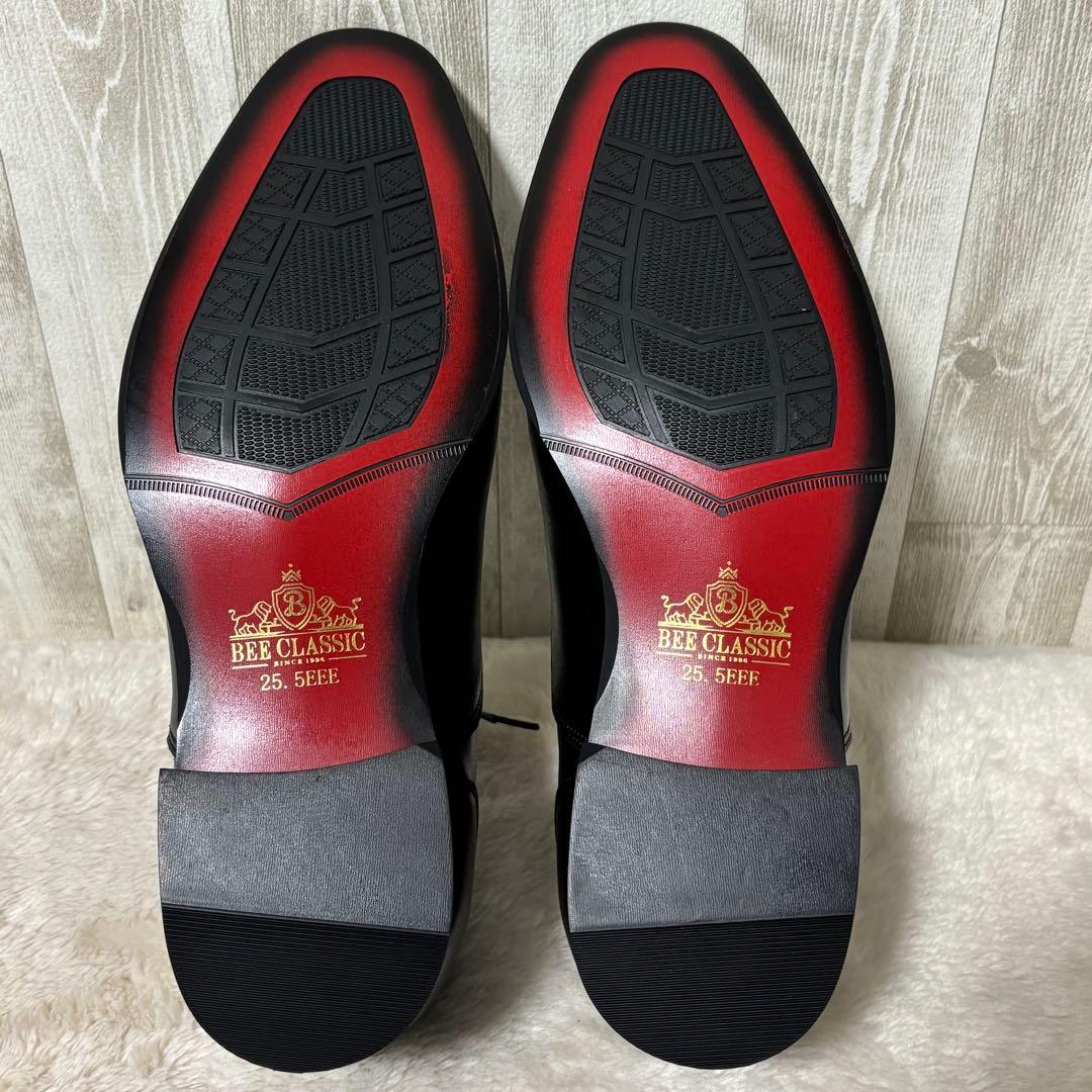 BEE CLASSIC ブラック シークレットブーツ(5cmup) 25.5cm