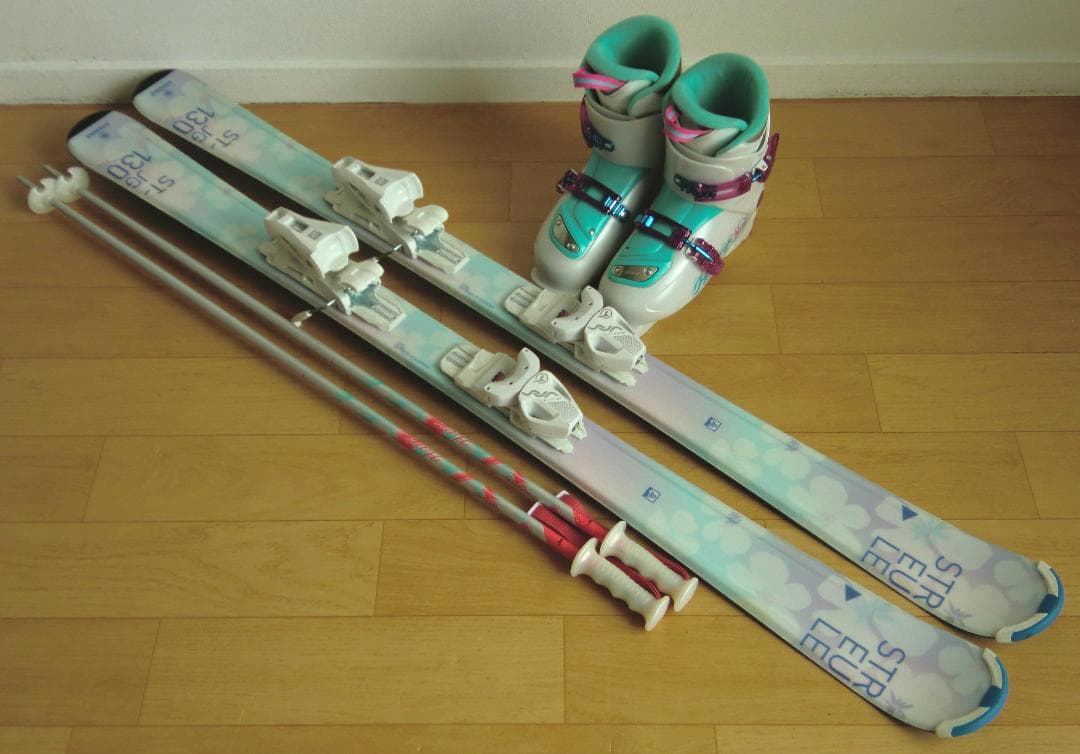 ■■送料無料■STREULE■子供用スキーセット■130/23■GRIPWALK