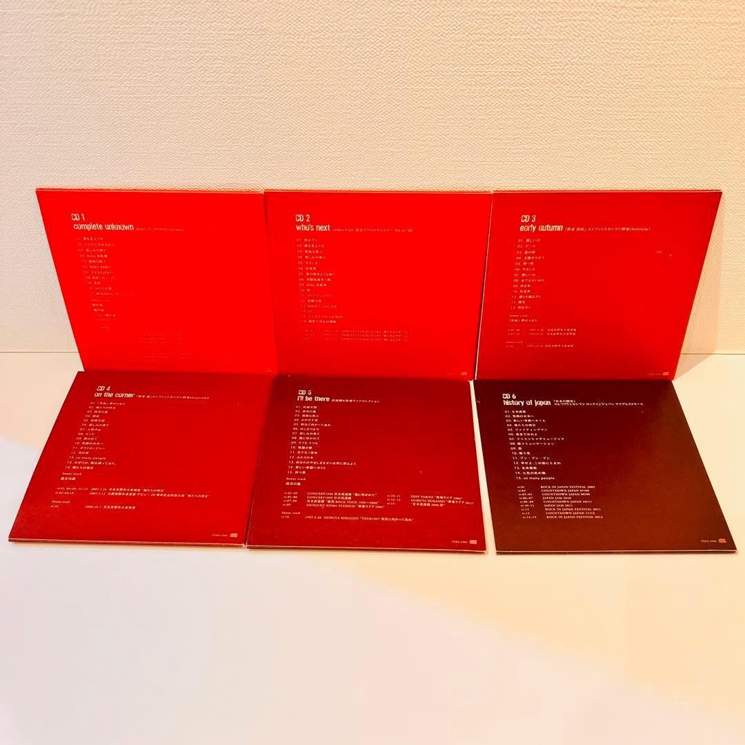 【セル品】エレファントカシマシ　25周年記念　赤箱　CD6枚組