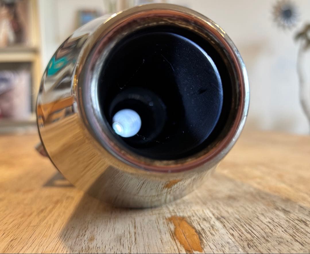 SR400 GOODS製 テーパードコーン スリップオンマフラー クランプ付