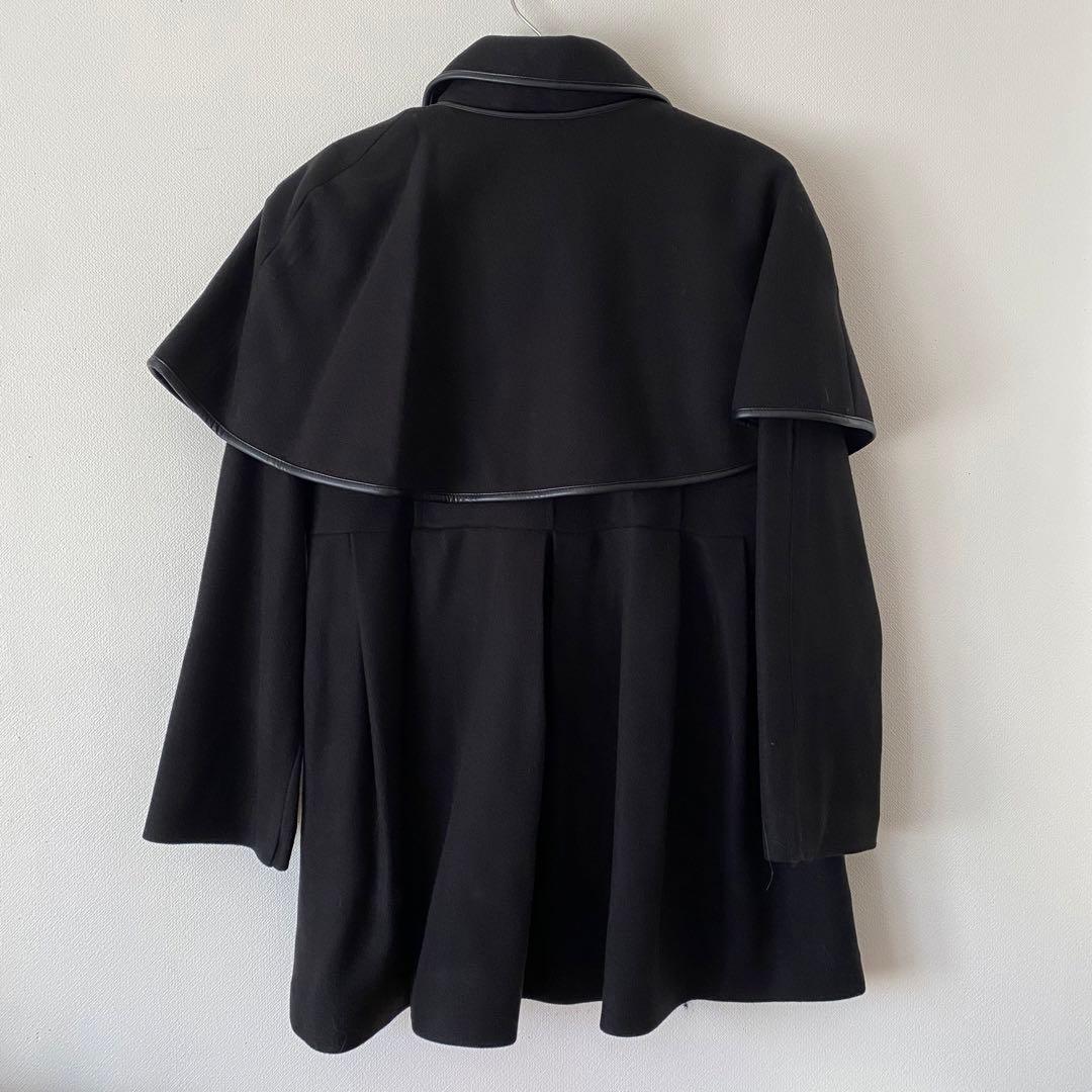 未使用　epine ケープコート　ブラック