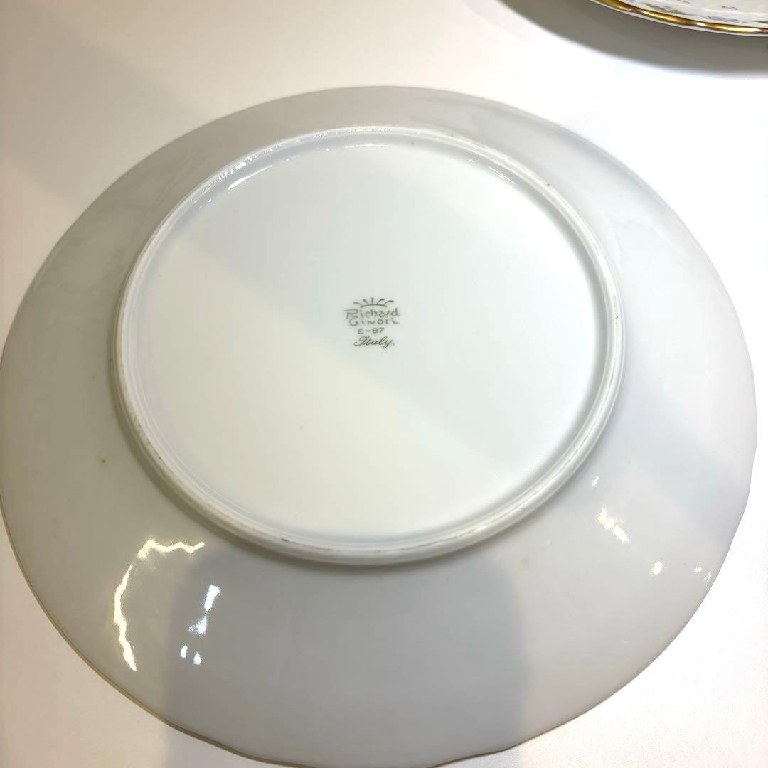 【美品】リチャードジノリ　ベッキオカプリ　ディナープレート4枚セット24.5㎝