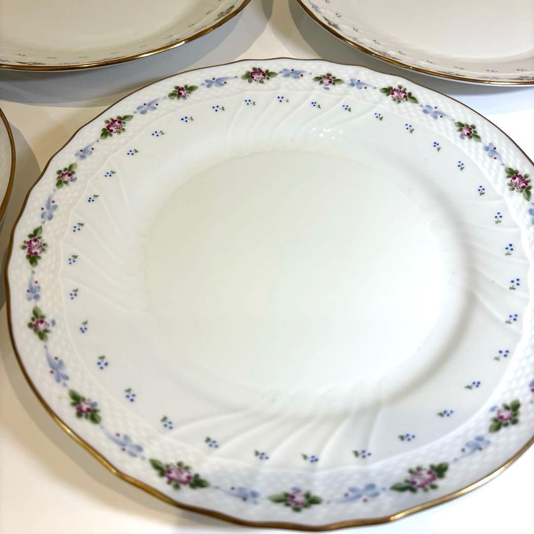 【美品】リチャードジノリ　ベッキオカプリ　ディナープレート4枚セット24.5㎝