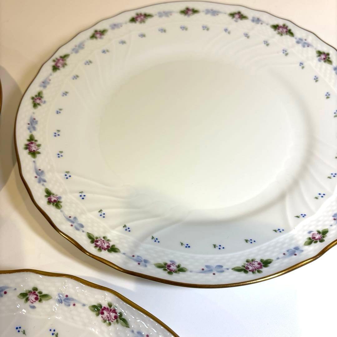 【美品】リチャードジノリ　ベッキオカプリ　ディナープレート4枚セット24.5㎝