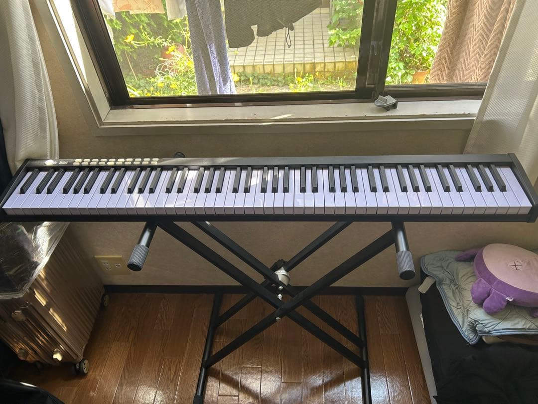 88鍵 電子キーボード 足付き
