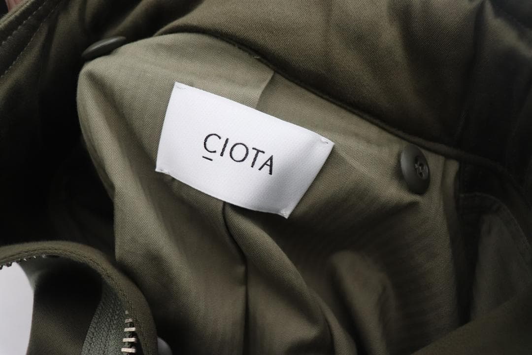 h*a様 CIOTAシオタ新品メンズM65ジャケット サンプル69300円カーキ