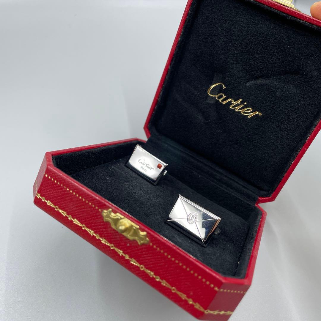 25 Cartier カフリンクス 925 刻印あり 専用ケース付き
