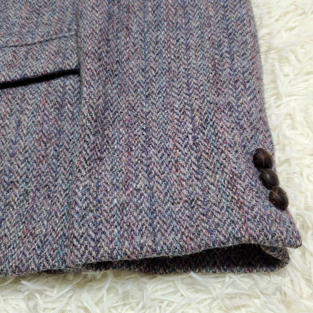 極美品XL リチャードエヴァンス ハリスツイード ウール100 ブレザー 米国製