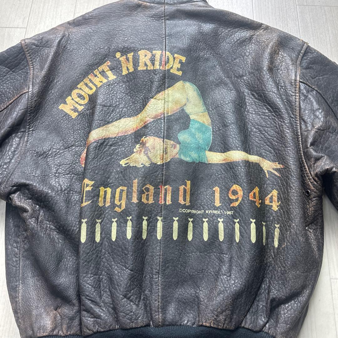 【希少】 AVIREXUSA ヴィンテージフライジャケット TYPEA-2