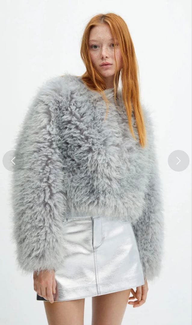 タイムセール　Mango ファージャケット　未使用品