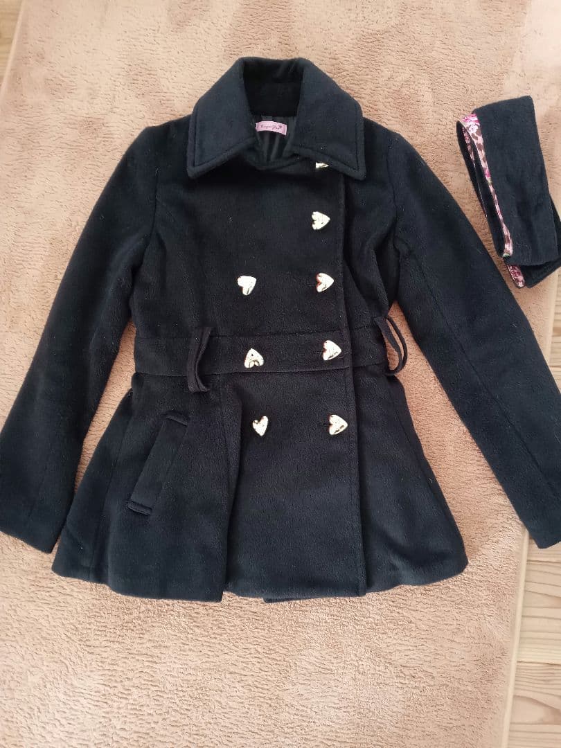 MA＊RS Sugar Gloss ブラックロングコート