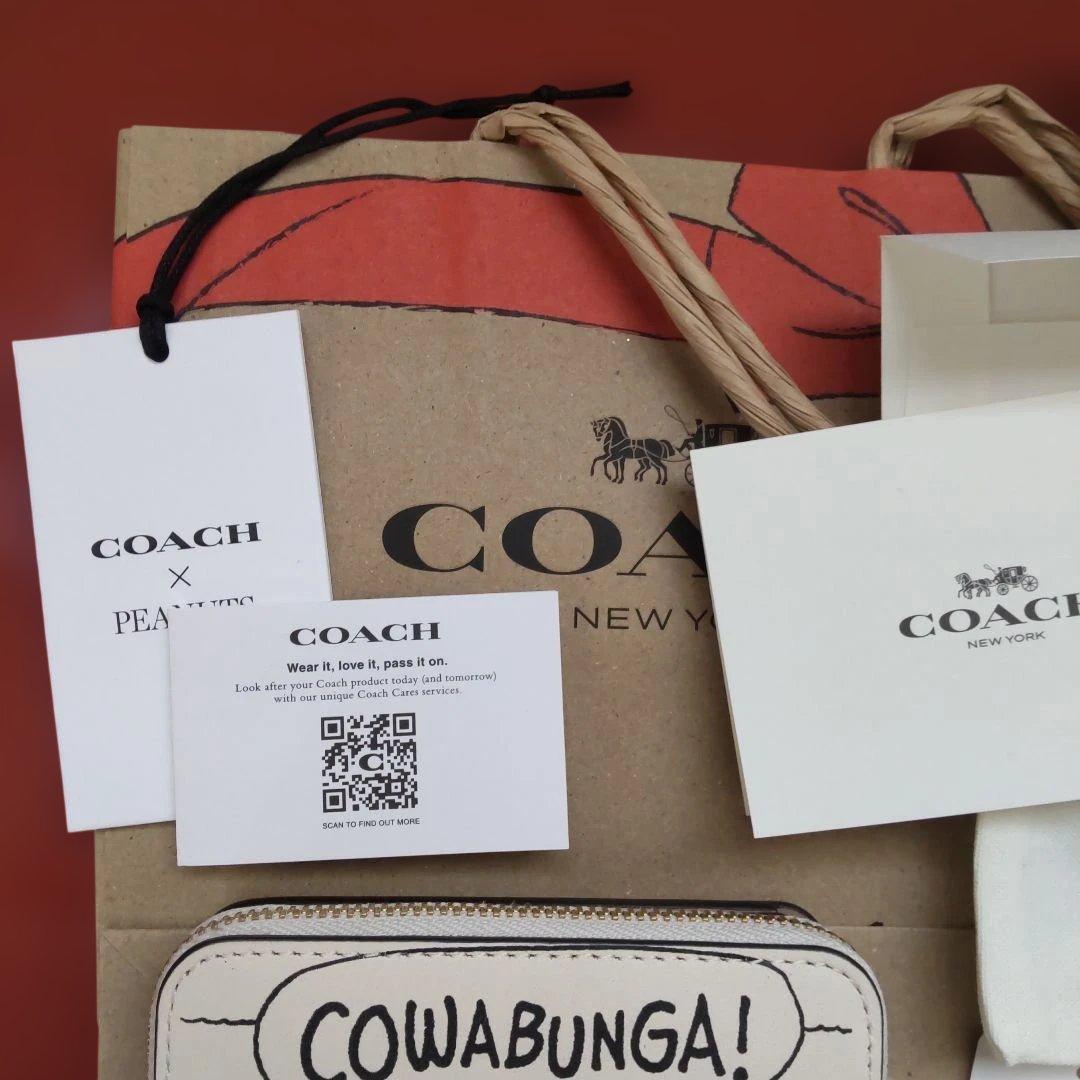 【COACH X PEANUTS】エッセンシャル ビルフォールド ウォレット