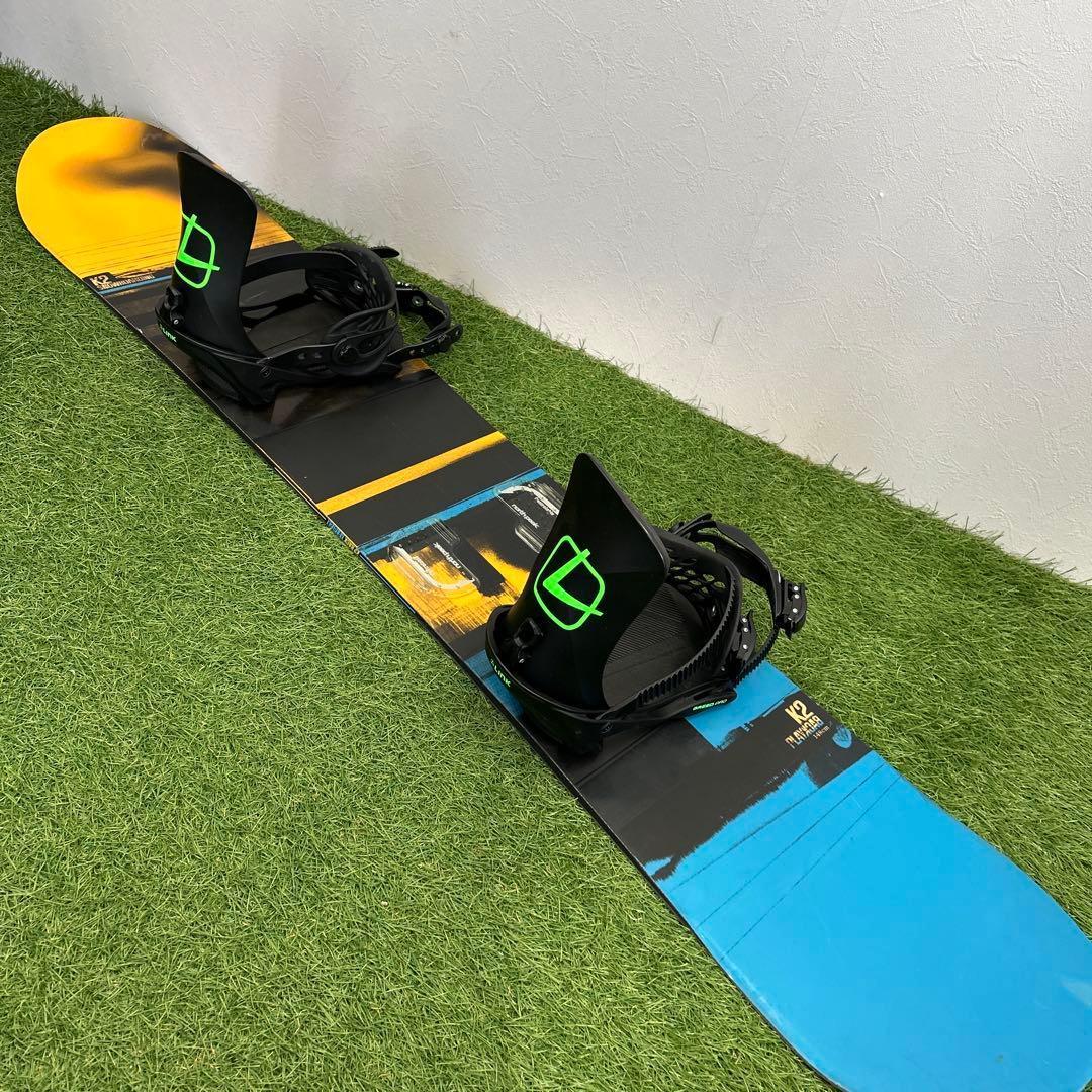 ブーツ無し‼️C025.5 K2 148cm メンズスノーボードセット