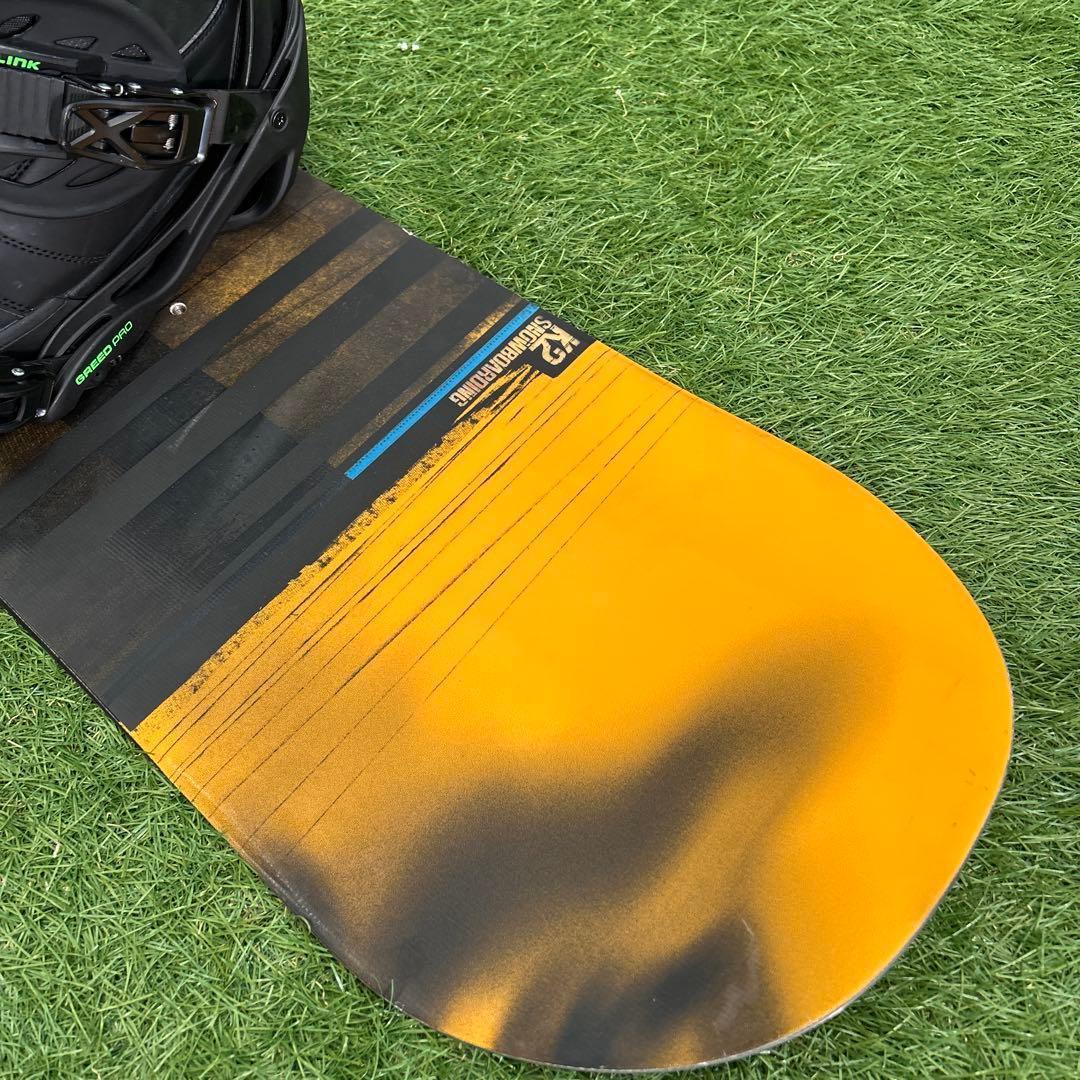 ブーツ無し‼️C025.5 K2 148cm メンズスノーボードセット