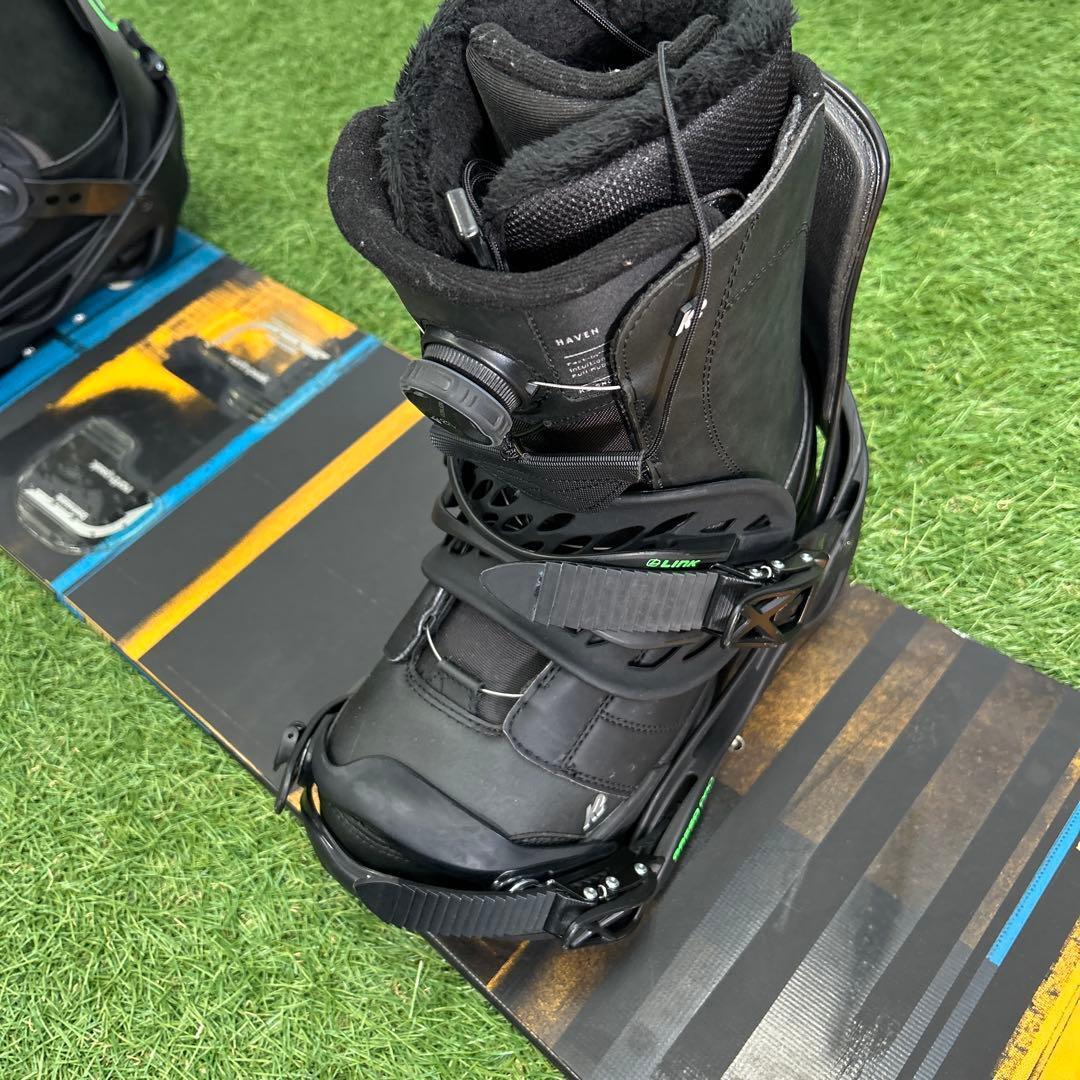 ブーツ無し‼️C025.5 K2 148cm メンズスノーボードセット