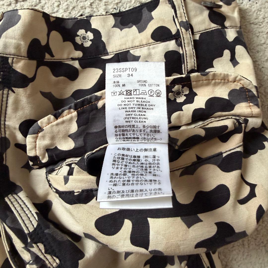 SUGARHILL FLOWER CAMO カーゴパンツ 34 シュガーヒル