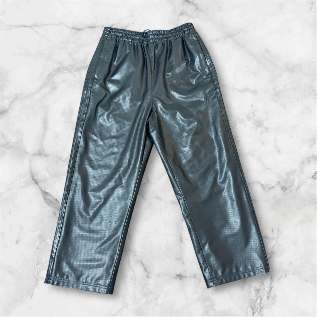 adidas Originals プレミアム トラックパンツ フェイクレザーXL