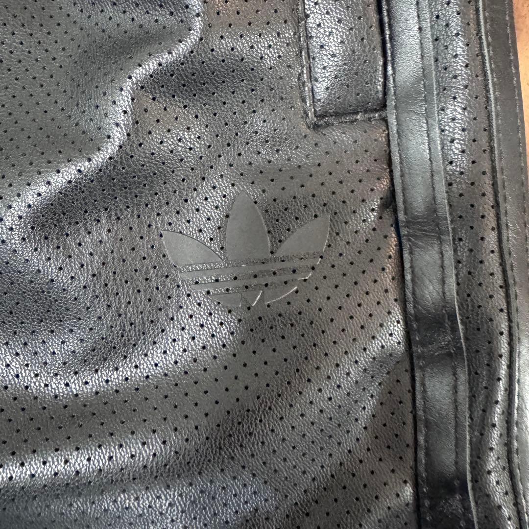 adidas Originals プレミアム トラックパンツ フェイクレザーXL