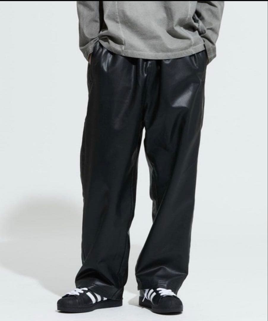 adidas Originals プレミアム トラックパンツ フェイクレザーXL