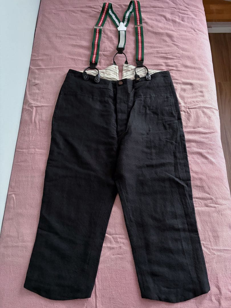 ARCHIVIO J.M.Ribot アルキビオJMリボット サスペンダーパンツ