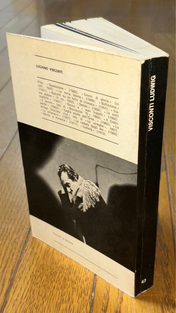 ヴィスコンティ映画本2冊イタリア語版ヴェニスに死す　ルートヴィヒ　シナリオと解説