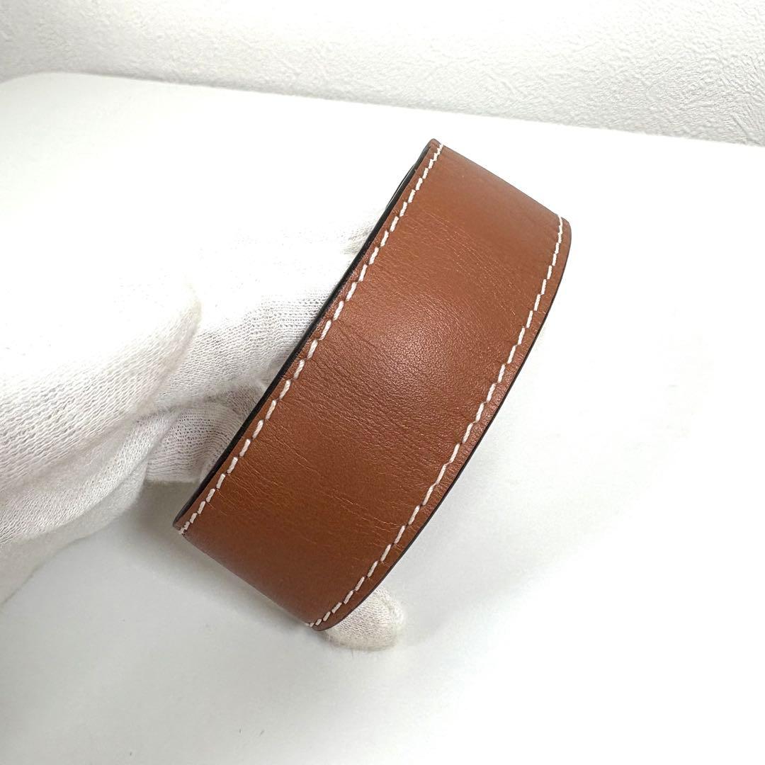 ☆人気☆LOEWE スラップ ブレスレット カーフレザー ライトブラウン