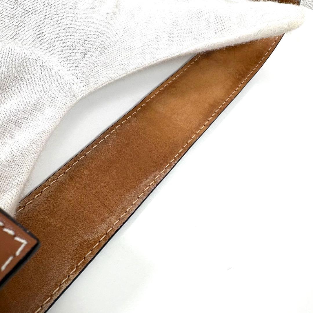 ☆人気☆LOEWE スラップ ブレスレット カーフレザー ライトブラウン