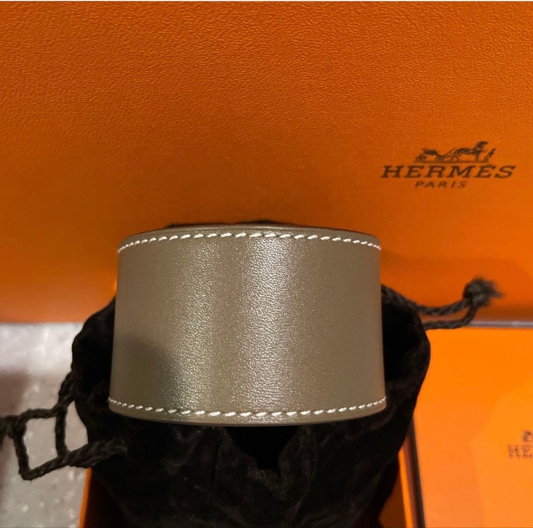 エルメスケリードッグ　ブラウン　バングル