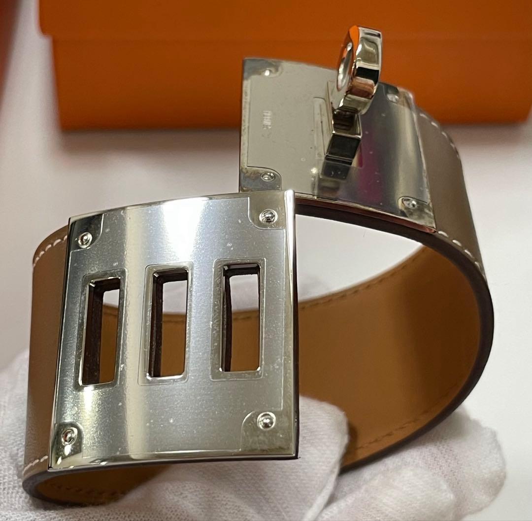 エルメスケリードッグ　ブラウン　バングル