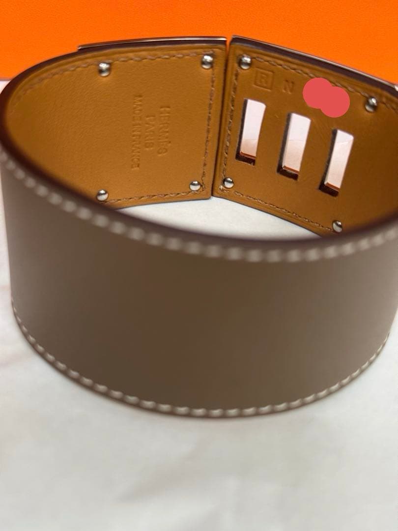 エルメスケリードッグ　ブラウン　バングル