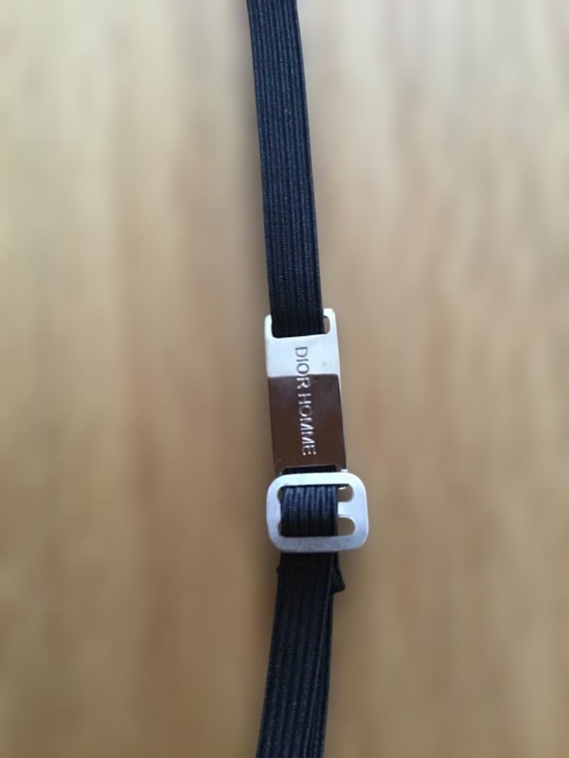 ディオールオム　ストライプ細ネクタイ