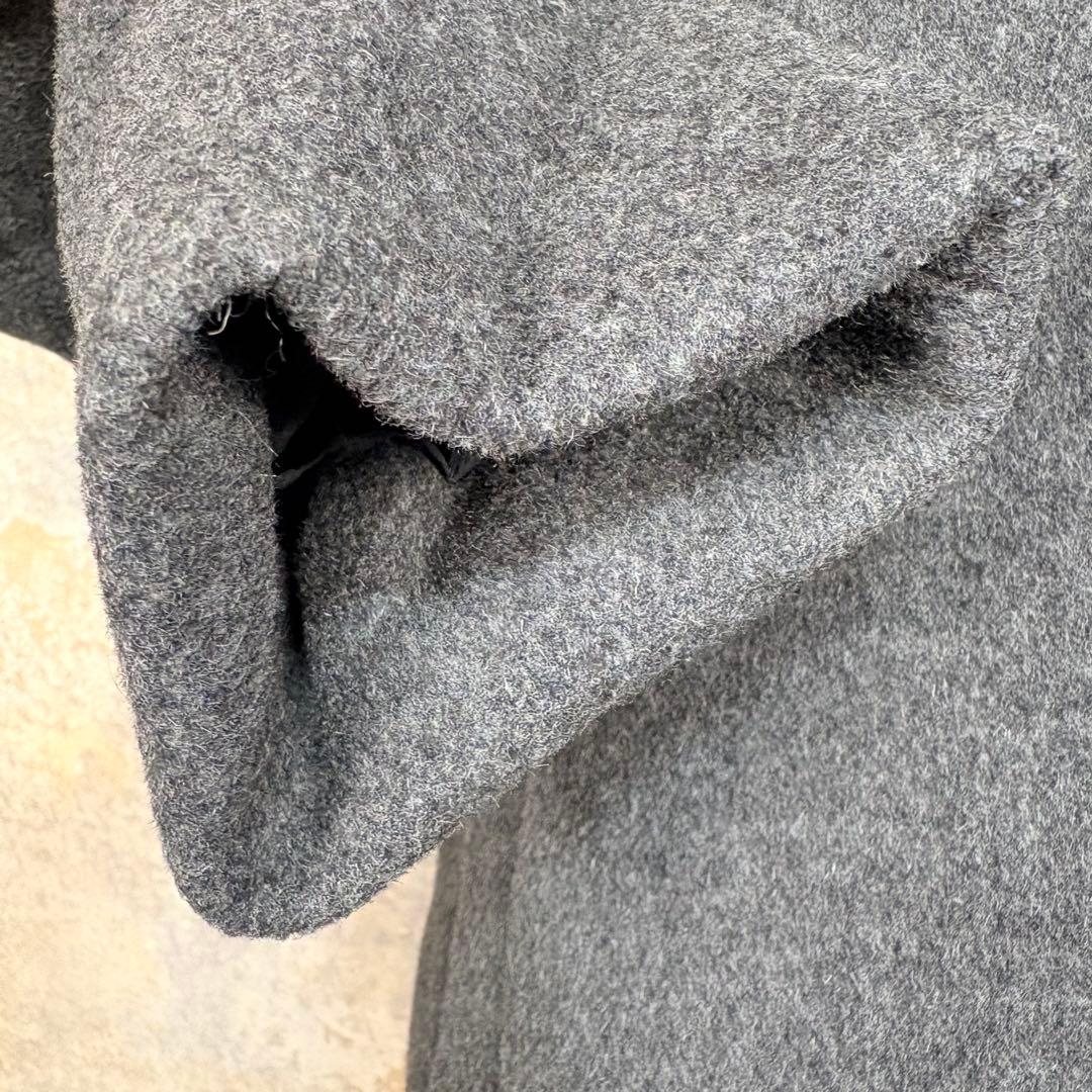 美品✨アルアバイル ウールアンゴラ×ダウン フードコート 2 グレー