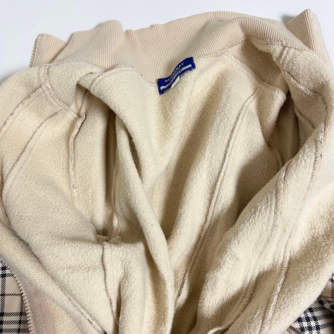 バーバリー ノバチェック ブルゾン ジャケット ロゴ 38 M スウェット