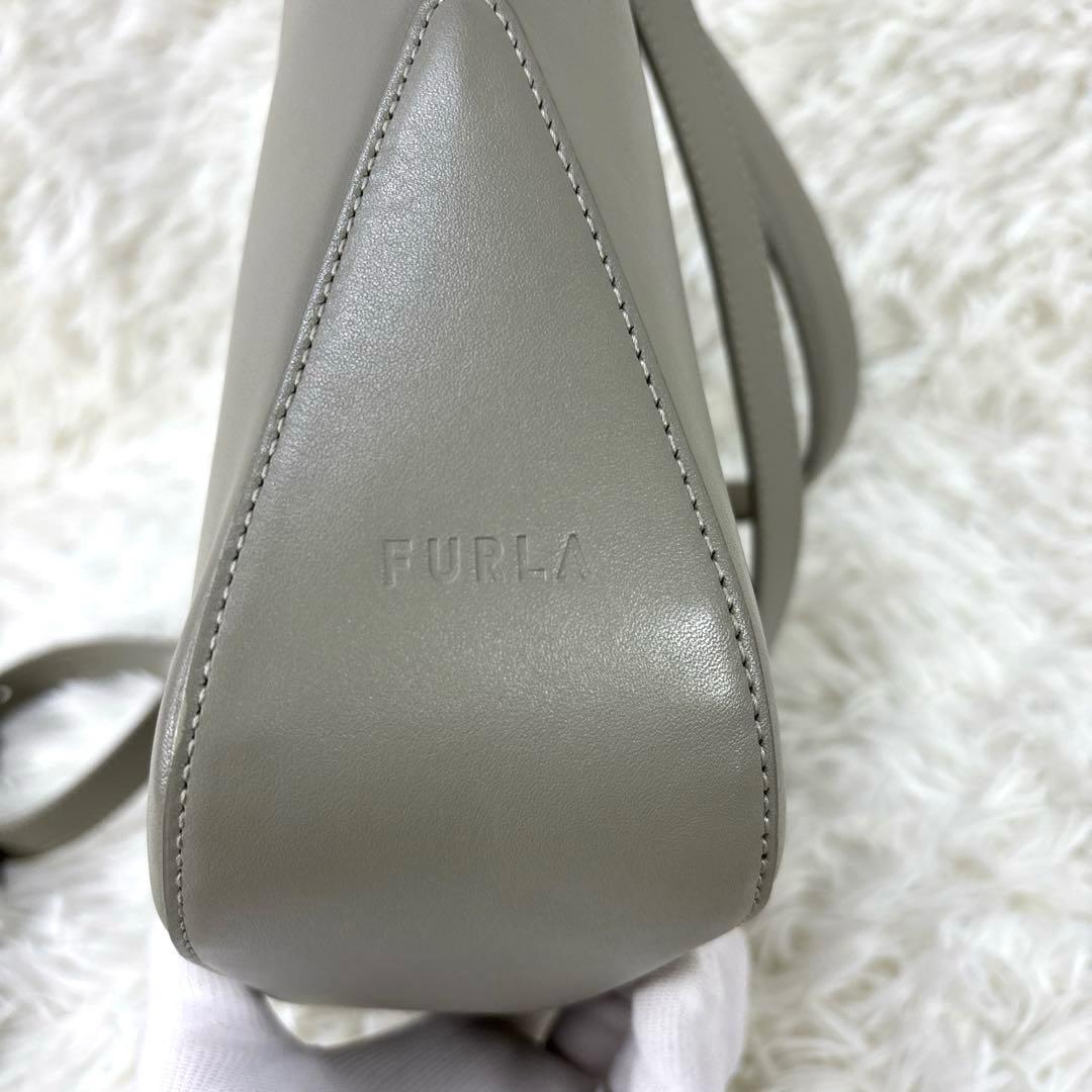 FURLA シレナ　ホーボーバッグM 2WAY ショルダーバッグ　グレージュ