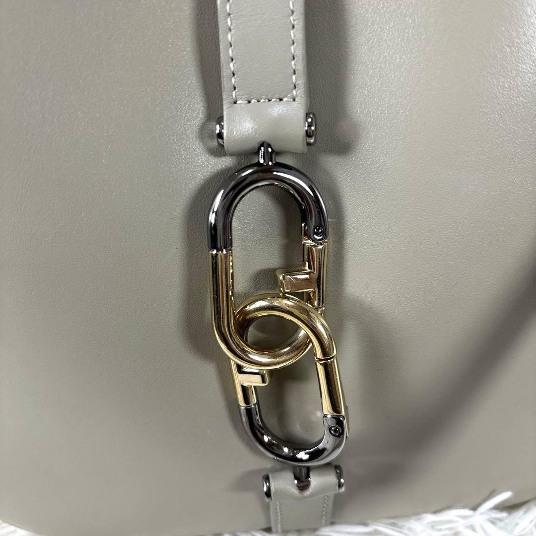 FURLA シレナ　ホーボーバッグM 2WAY ショルダーバッグ　グレージュ