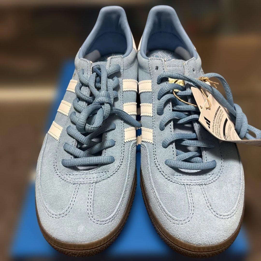 新品未使用　アディダス　ハンドボール　スペツィアル　ライトブルー 24センチ