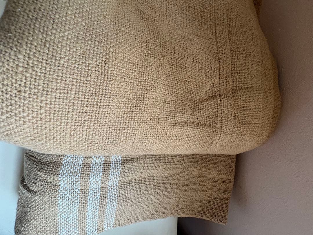 布良　茶綿シーツ&ブランケット