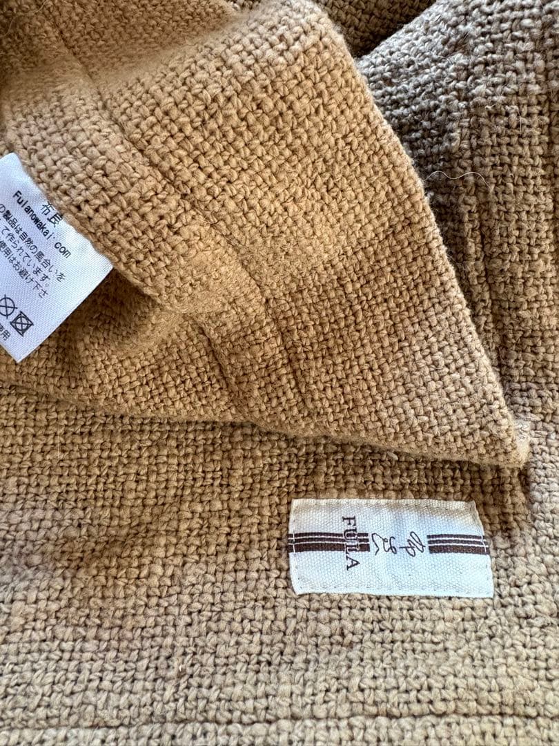 布良　茶綿シーツ&ブランケット