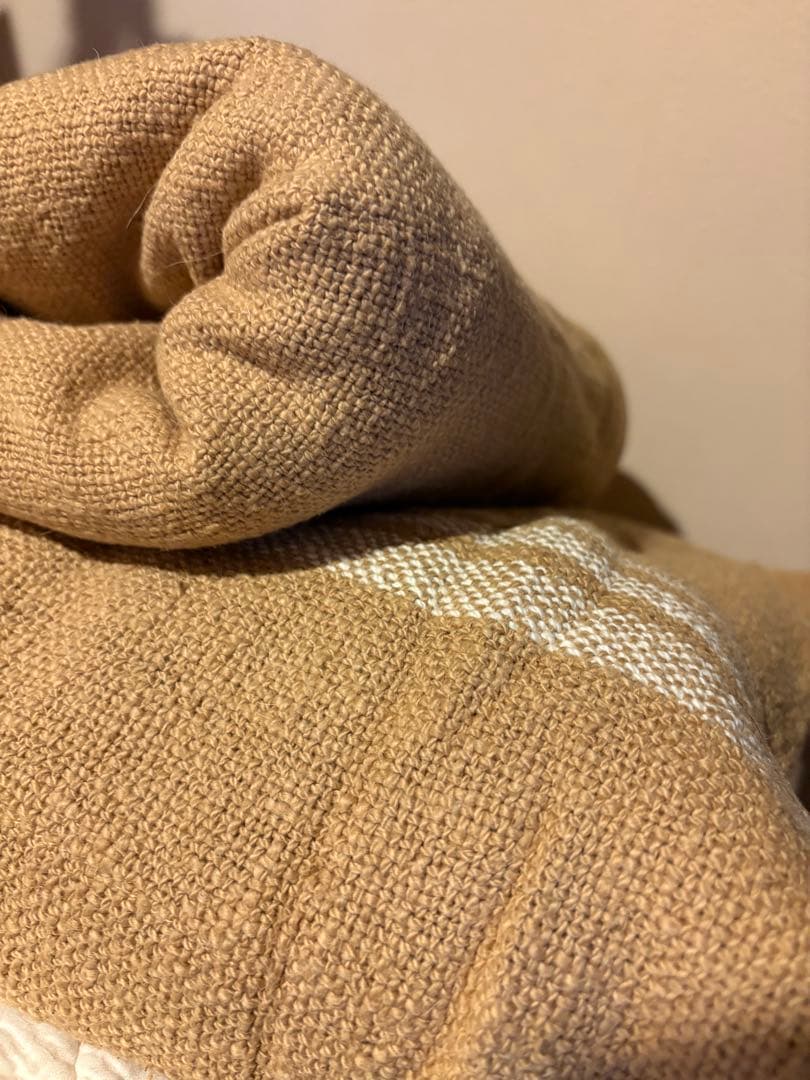 布良　茶綿シーツ&ブランケット