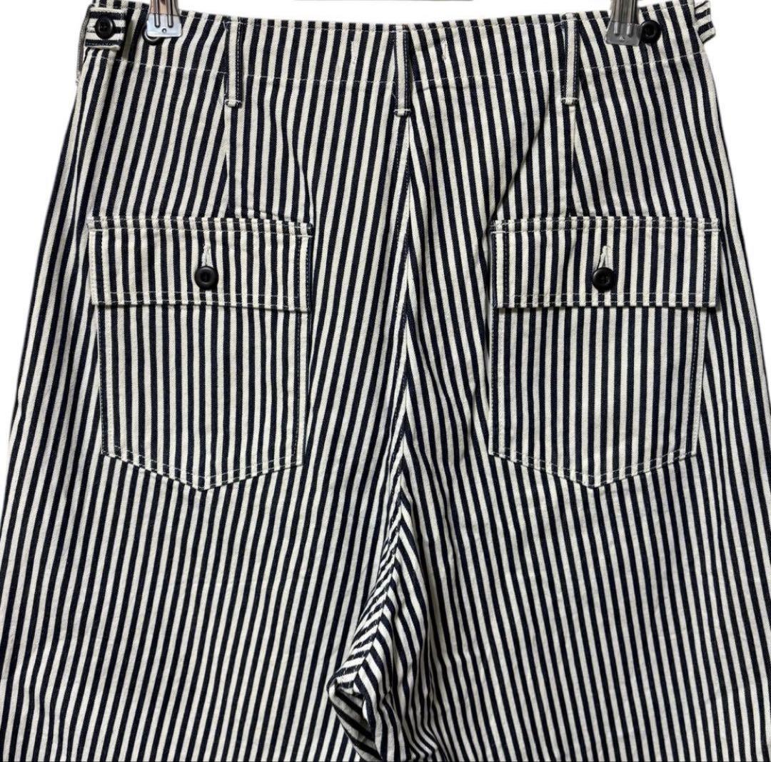 【SETTO】ヒッコリーベイカーパンツ 岡山児島 ジャパンブルー